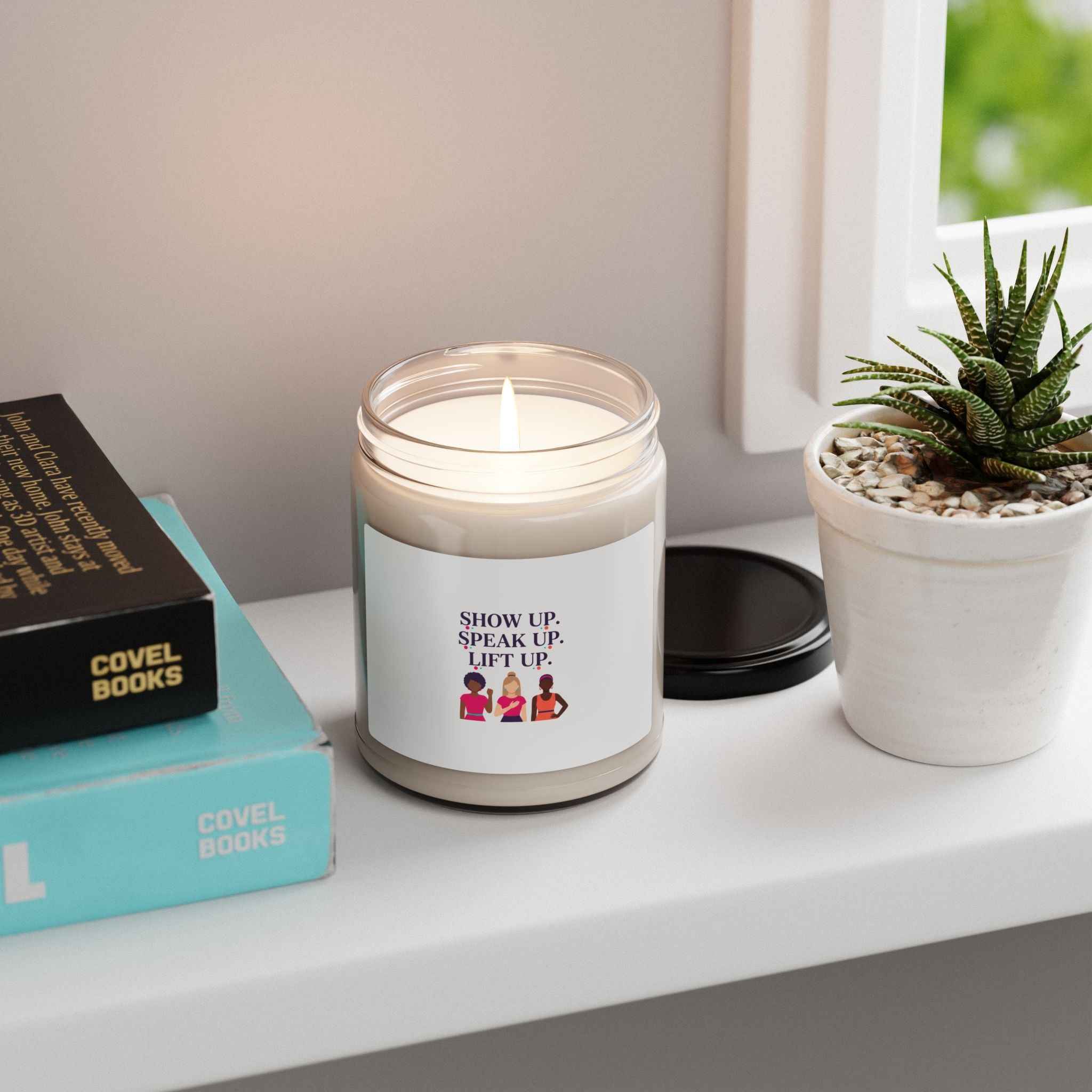 Show Up Speak and Lift Candle - Ignite Your Spirit and Inspire Confidence