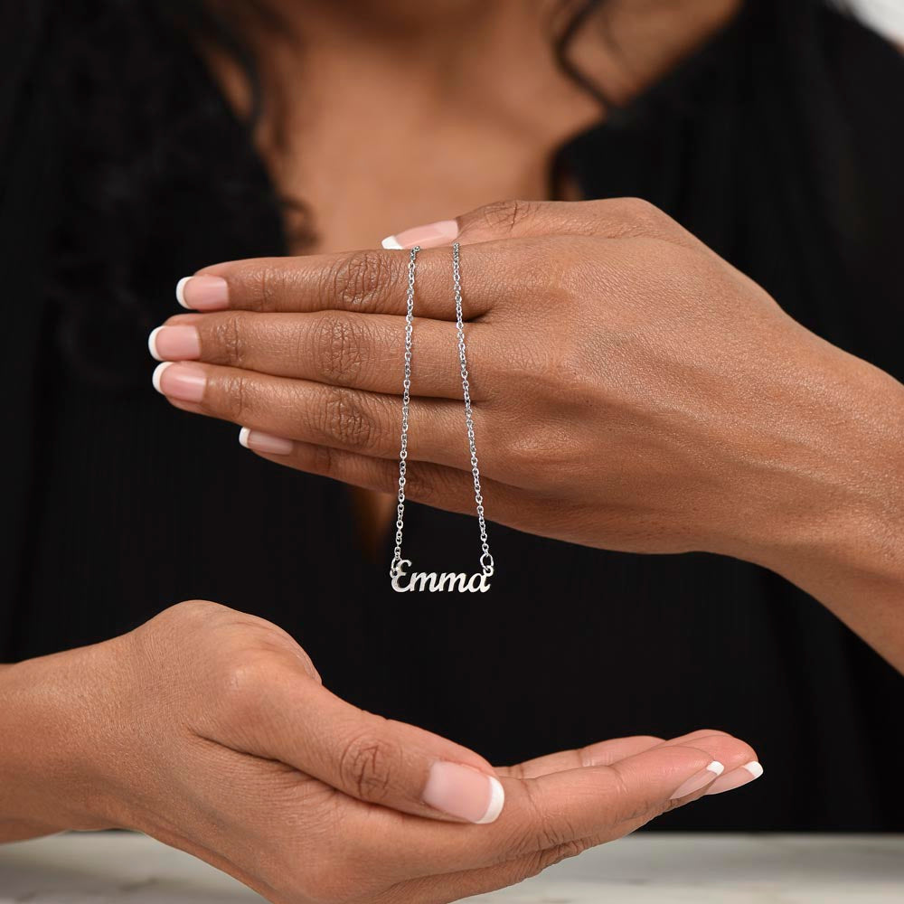 Radiant Custom Name Necklace – Crafted Just for You