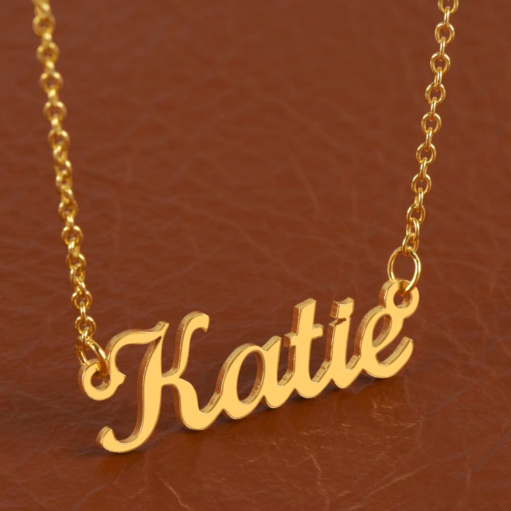 Radiant Custom Name Necklace – Crafted Just for You