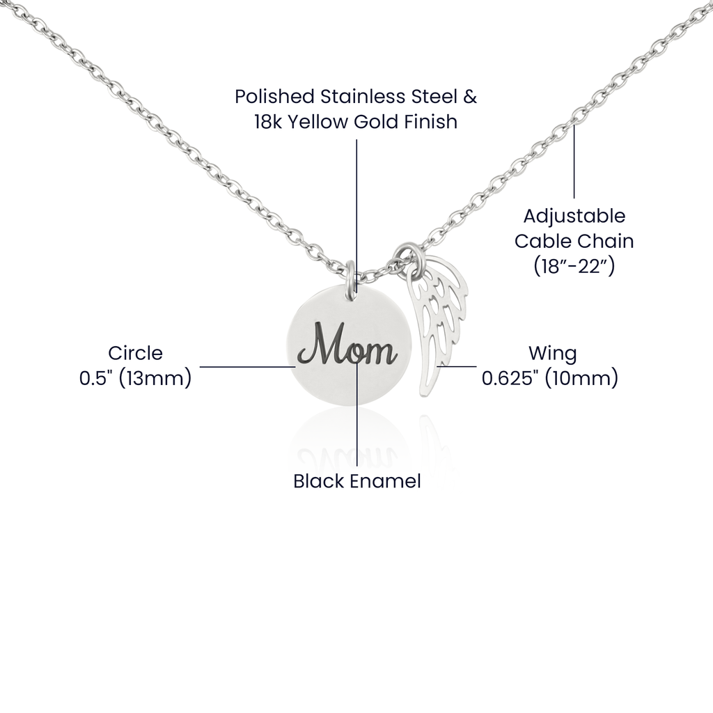 Forever and Always Mom's Beautiful Memorial Necklace